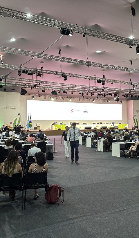 large room at COP30 in Belém